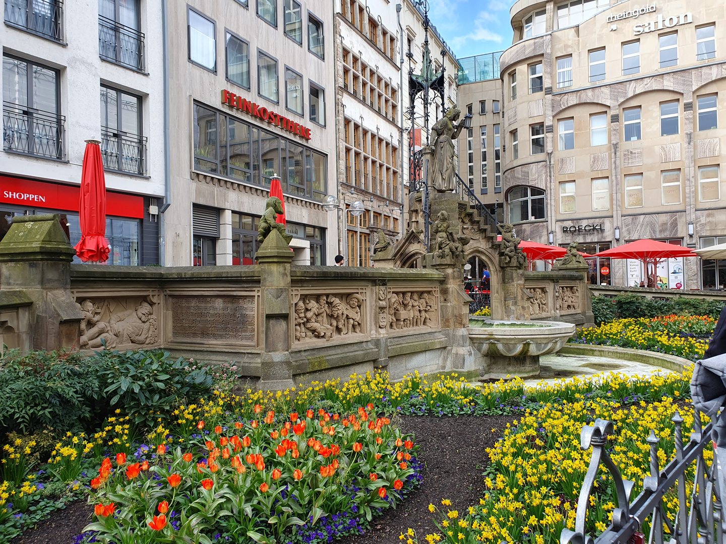 Blick über den Alter Markt in Köln beim Entdeckungstag am 23. März 2024